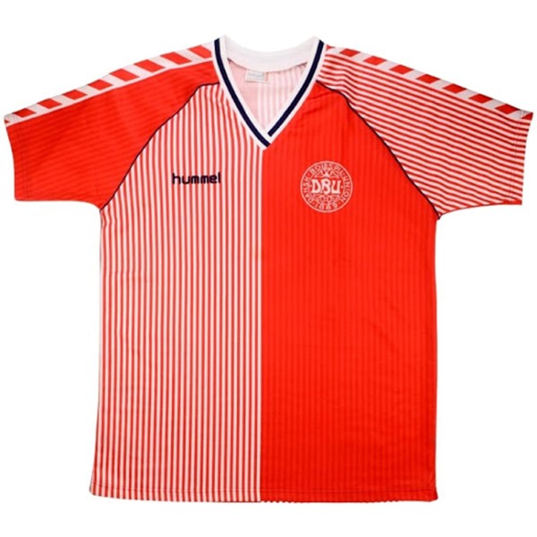 Tailandia Camiseta Dinamarca 1st Retro 1986 Rojo